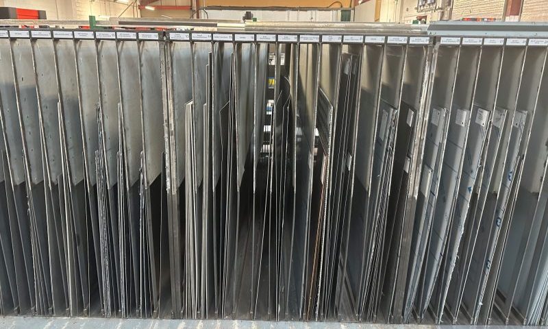 Stocks of all different grades of stainless sheet